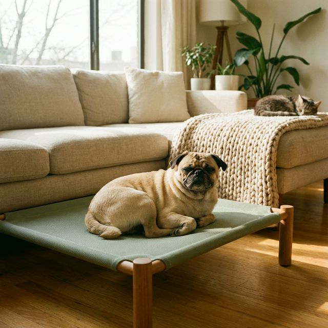 Best Elevated Beds for Dogs with Breathing Issues: Why Airflow Matters for Brachycephalic Breeds