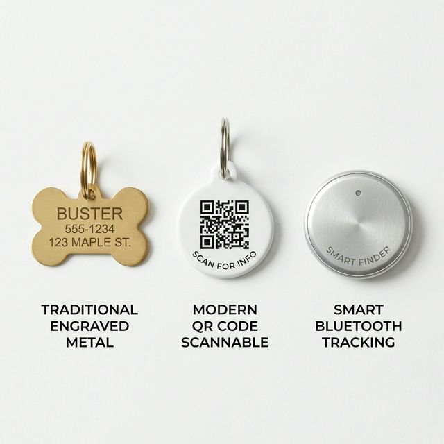 Dog ID Tags: Engraved vs QR Code vs Smart Tags - Which Is Best?