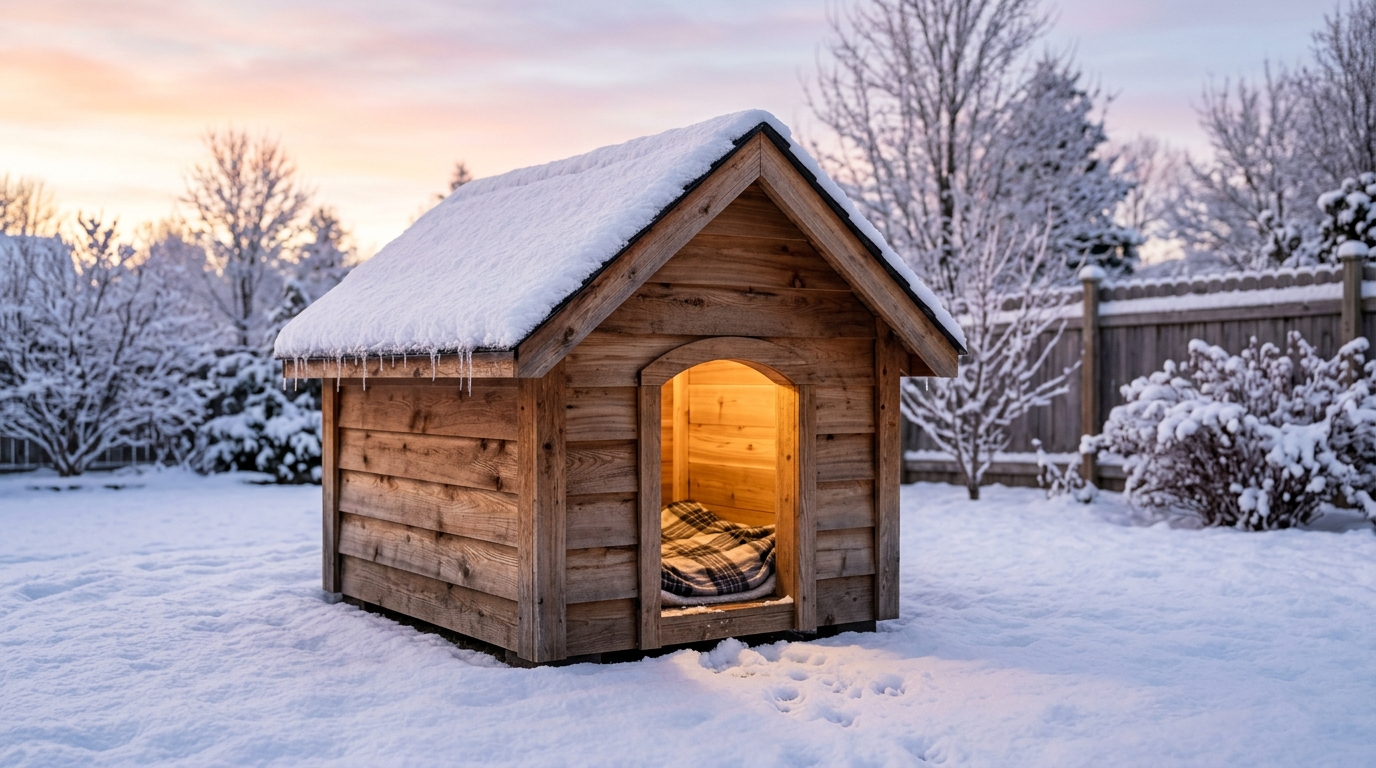 Insulated Dog House Guide: R-Values, Materials, and Cold-Weather Picks